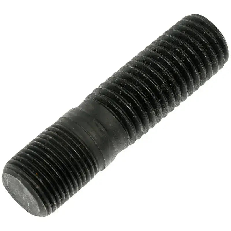 Black threaded metal wheel stud for Dorman HD Wheel and heavy-duty wheel applications
