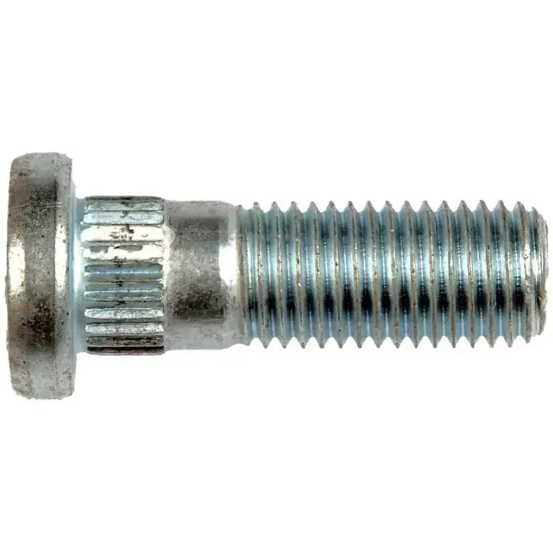 Metal wheel stud with threads for Dorman wheel stud replacement at 610-295 Dorman Wheel Stud M12-1.5X37.5Mm