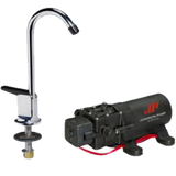 61123 Johnson Pump Faucet/1.1Gph Combo 12V - Boat Washdown