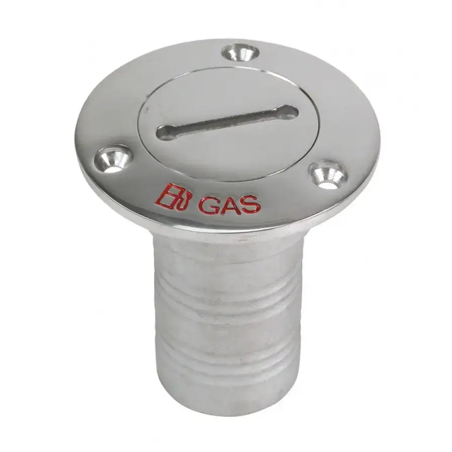 6123C Whitecap 1-1/2’ Hose Deck Fill - Gas W/Chain - Boat Filler Cap