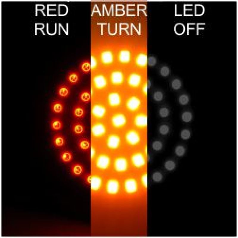 Letric Lighting LLC-P7SRA Letric Lighting Prem Bllt Styl Swtchbcks Red