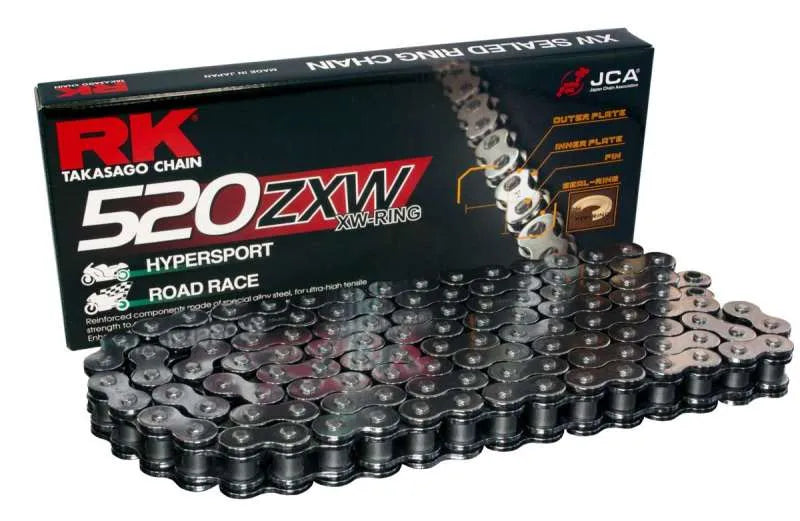 RK Chain BL520ZXW-120L XW-Ring - Black Scale - RV and Auto Parts