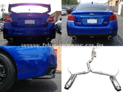HKS 31006-BF001 HKS RX8 75mm Single TI-tip Hi Power Cat-back Exhaust