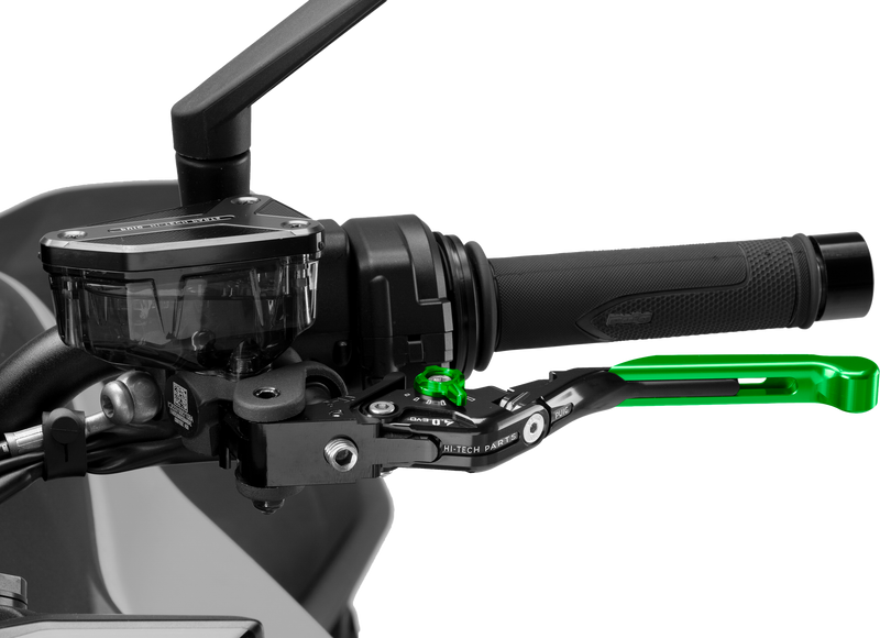 Puig Hi-Tech Extendable Clutch Lever 424VNV - Green 4.0 Fold Extend
