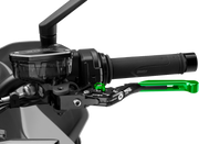 Puig Hi-Tech Extendable Clutch Lever 424VNV - Green 4.0 Fold Extend