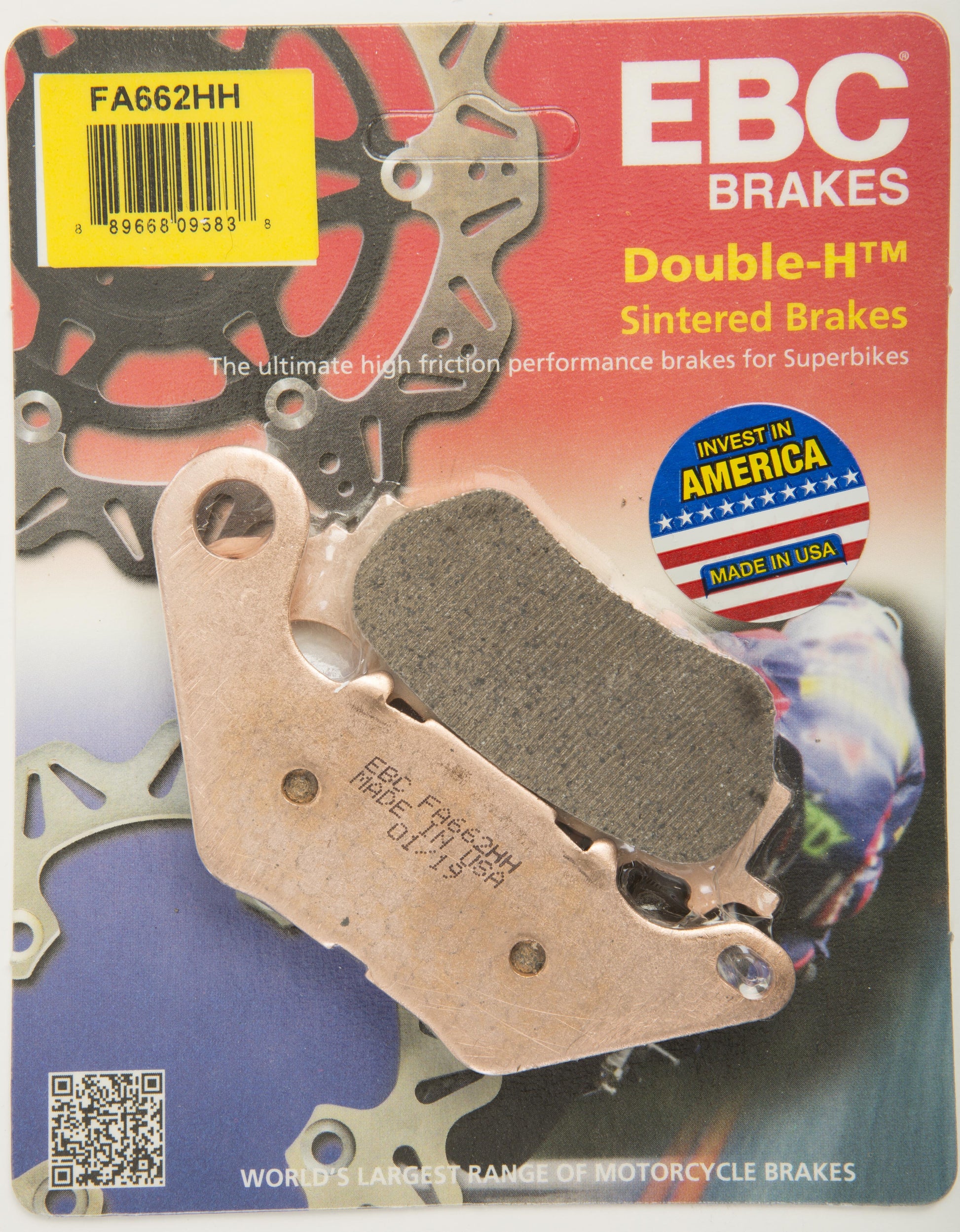 EBC Sintered HH Brake Pads FA662HH - FA662HH Double-H