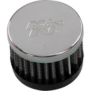 62-1330 Crankcase Vent Air Filter Direct Mount Chrome Top - Remote