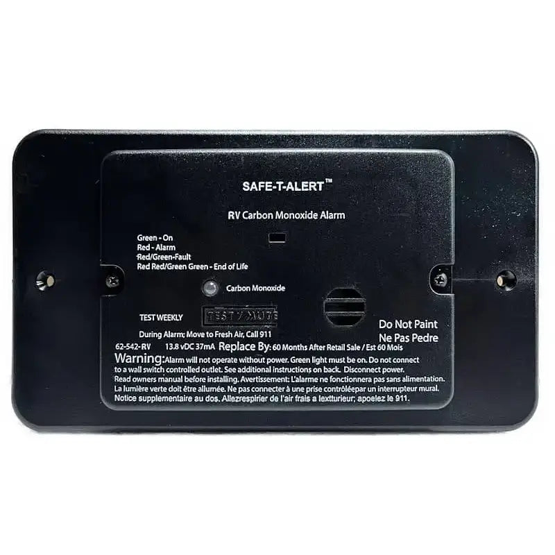 RV carbon monoxide alarm