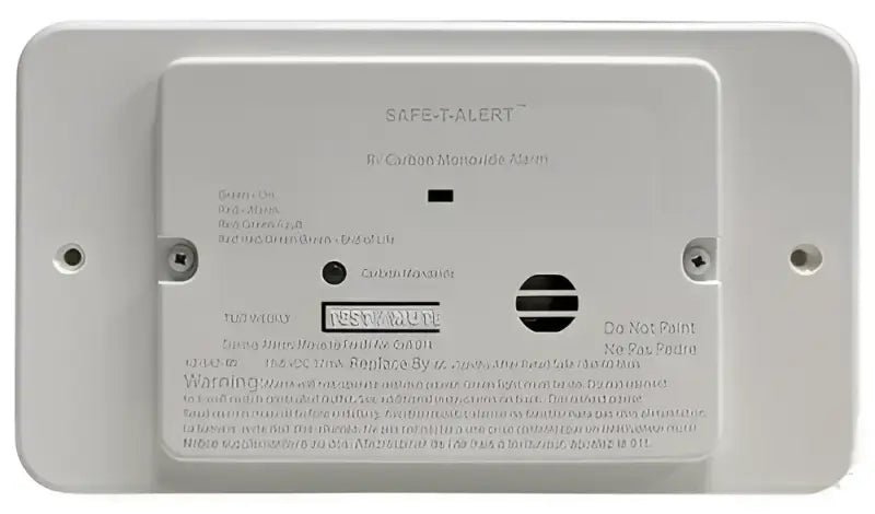 MTI Carbon Monoxide Alarm - White Flush, designed for RV, Automotive, Powersports, off-road, marine, exterior, truck accessories, interior, truck bed, RV parts, AVADA - Best Sellers, Must Haves