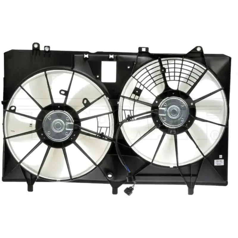 Dorman Dual Fan Assembly shows durable Dorman Dual Fan for efficient cooling