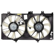 620-594 Dorman dual fan assembly showing durable dual fan assembly for radiator cooling