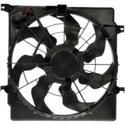 Black plastic radiator fan assembly for Dorman fan assembly and fan replacement