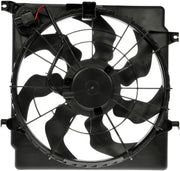 Black plastic radiator fan assembly for Dorman fan assembly and fan replacement