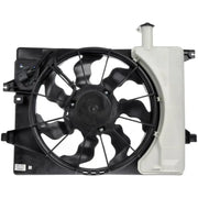 Black Dorman Rad Fan Assy with coolant reservoir for cars, model 621-565