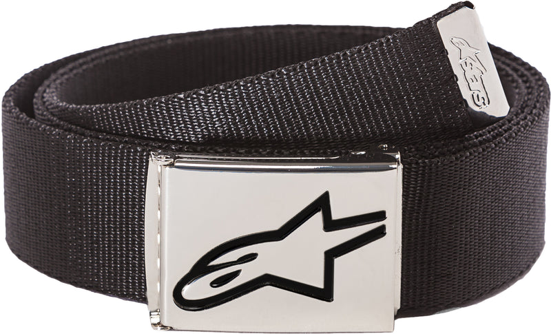 Alpinestars Web Belt Accessories 1019-93300-1187-OS - Black Chrome Ageless