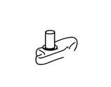 62400127 Norcold Latch Bottom
