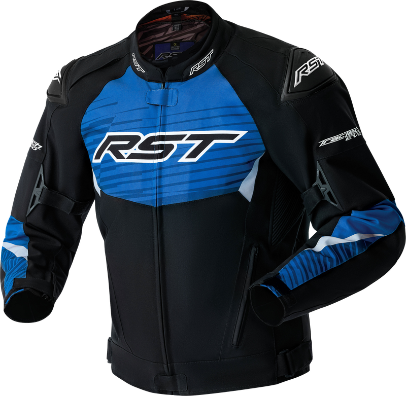 Tractech Evo D3o Jacket Black/Blue Textile 3x