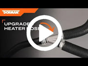Automotive heater hose upgrade with 626-307HP Dorman Heater Hose Assembly for reliable heat transfer