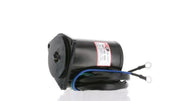 Black electric marine tilt motor with wires and ring terminals for Arco Marine Tilt Motor