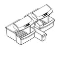 627866 Refrigerator Crisper Bin