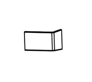 627955 Refrigerator Door Hinge Cover