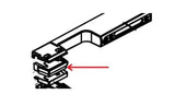 628575 Refrigerator Door Striker Plate Cover