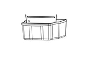 628688 Refrigerator Crisper Bin