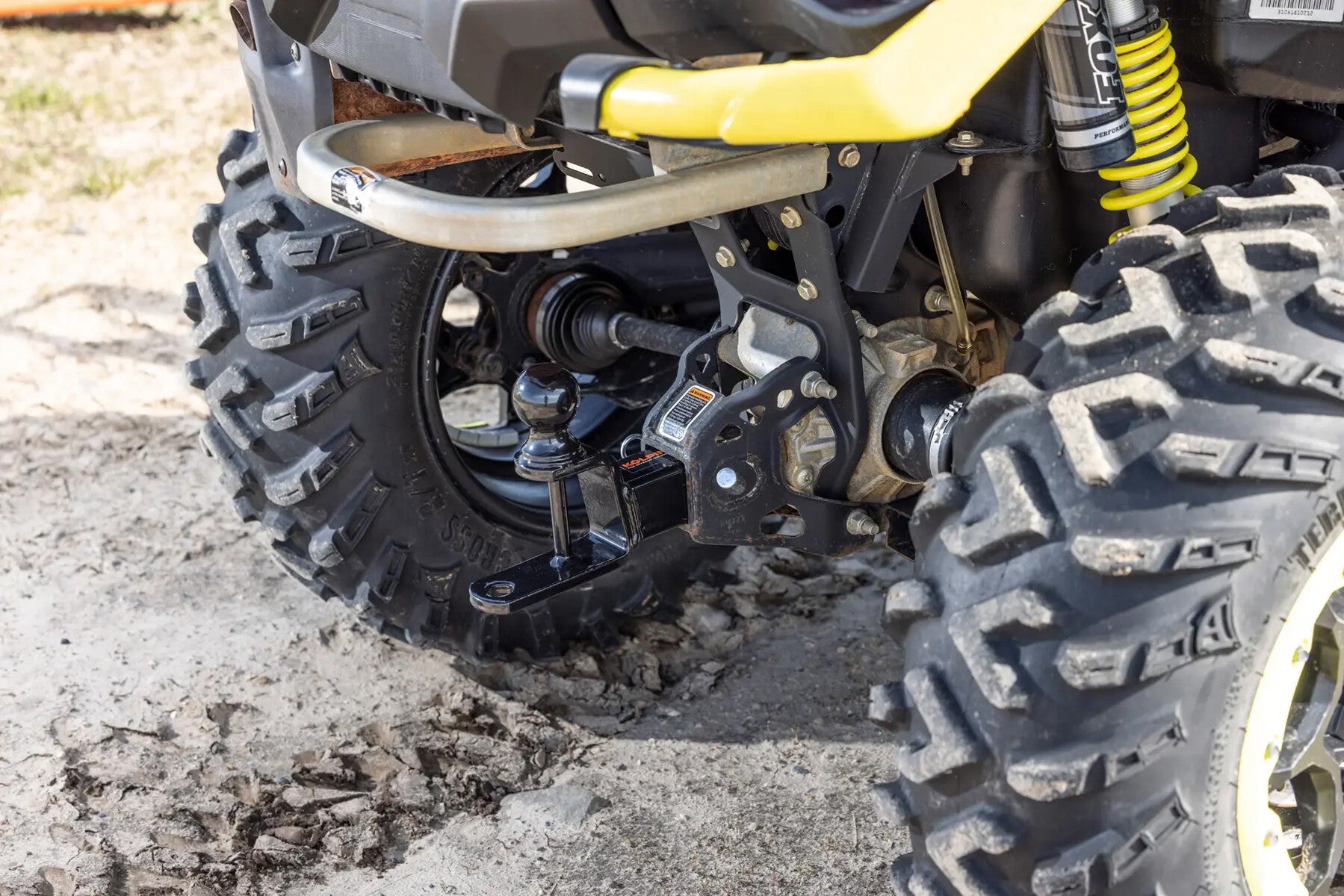 Kolpin Quad Receiver Hitch Trailer/Towing 85665 - 3-WAY Ball