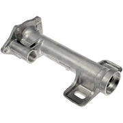 Silver metal engine coolant pipe for Dorman Front Shaft Housing, durable and easy to install