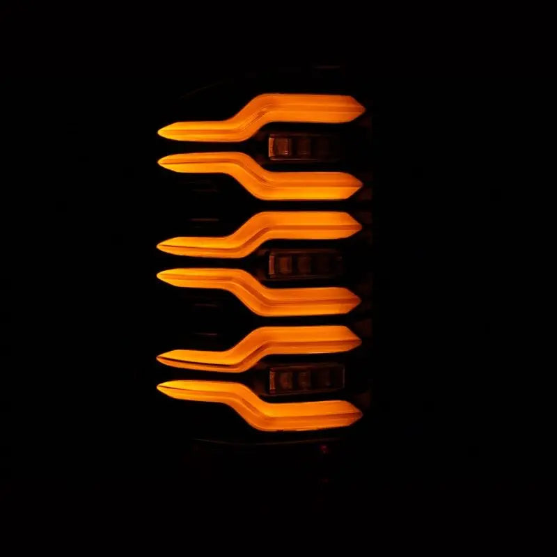 AlphaRex 630030 630030 AlphaRex 14-18 GMC Sierra 1500/2500HD/3500HD LUXX-Series LED Tail Lights Alpha-Blk Actv Lgt Seq. Sig