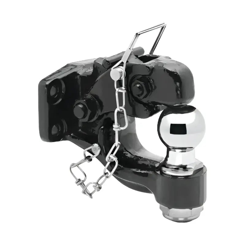6301120 Draw Tite Pintle Hook with 2' Diameter Ball, Durable Black Finish, High-Quality Towing Equipment