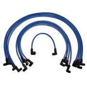 Blue spark plug wire set for CDI Electron Spark Plug for 8Cyl engines