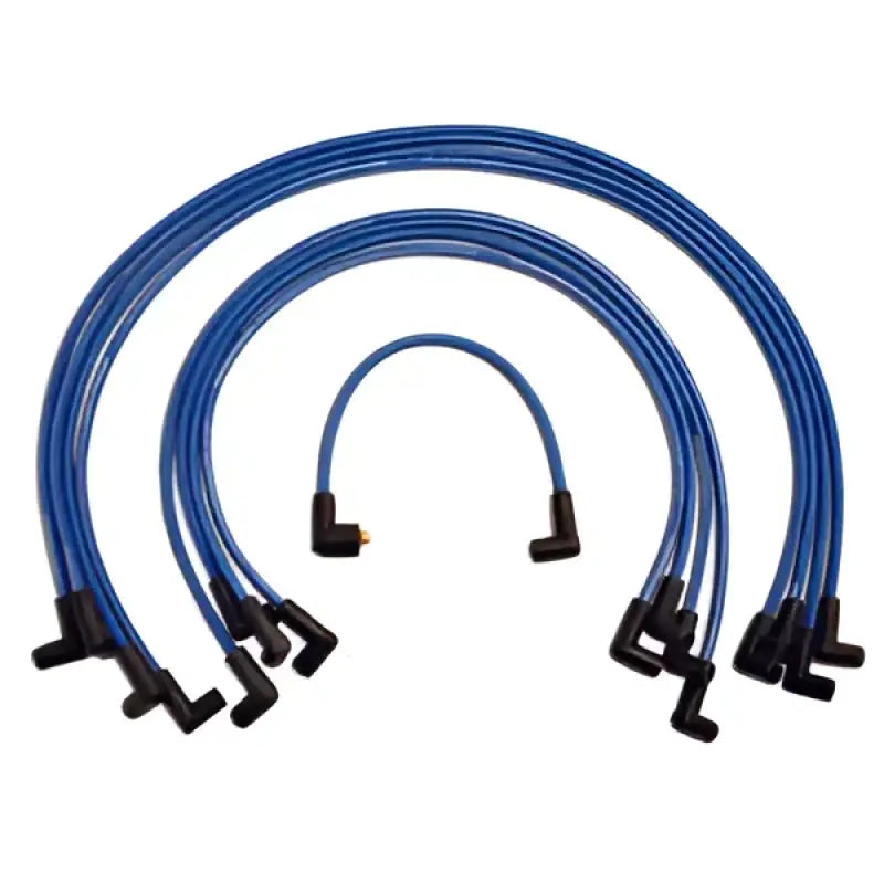 Blue spark plug wire set for CDI Electron Spark Plug for 8Cyl engines