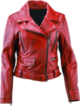 River Road Arabian Spice Leather Jacket Black Womens - XL - 094396