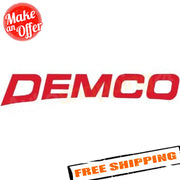 Red DEMCO 5th wheel sticker with Make an Offer and Free Shipping labels on 6360 Demco 5th wheel