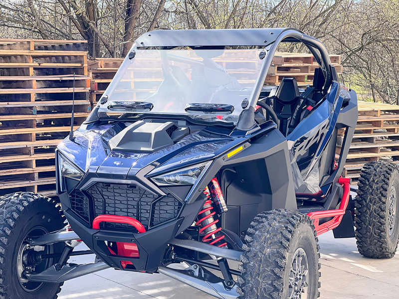 Front Vented Windshield Polaris Pro R