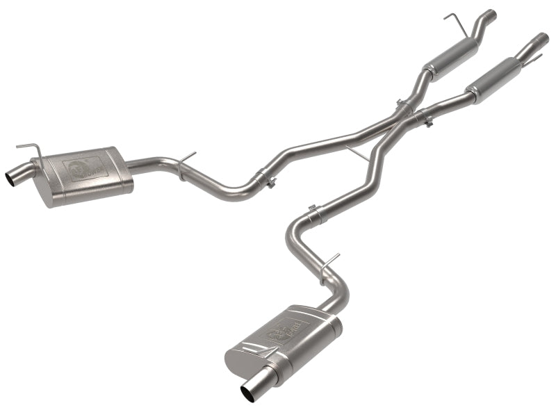 aFe 49-38100 aFe Vulcan Series 2.24in SS Cat-Back Exhaust 21-23 Jeep Grand Cherokee L V8 5.7L