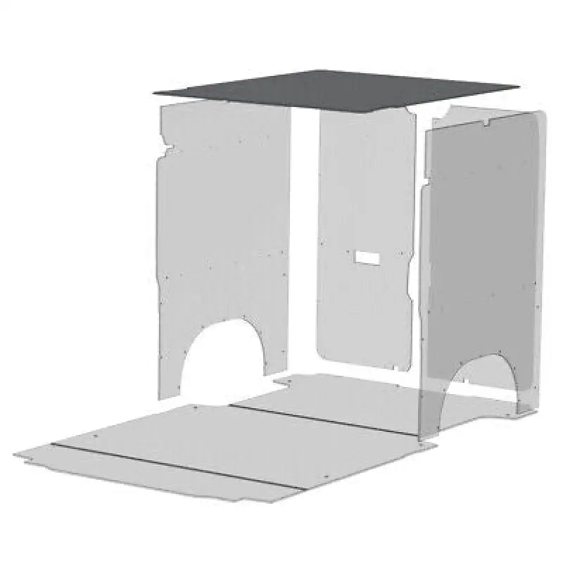 Van interior panel kit with Legend Fleet Duratherm ceiling liner for durable fleet ceilings