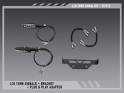 Yoshimura Fender Eliminator V2 Body 075BG-STD-O-K - FE Stnd Led Turn Sig Kit Type Tri