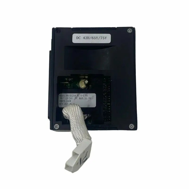 Norcold 640178 compressor control module with black panel and silver cable