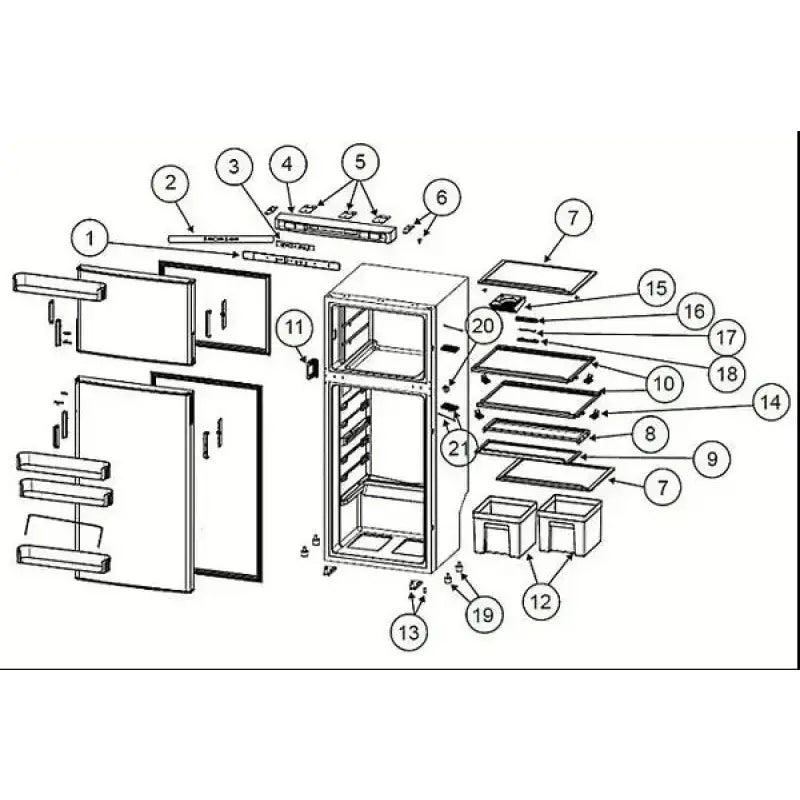 640473 Norcold Shelf Mounting Clip - Refrigerator Support
