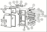 640473 Norcold Shelf Mounting Clip - Refrigerator Support