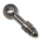 Metal banjo fitting with threaded end for 640473 Russell Edel Bnjo 10mm 3/8 ID to 3A
