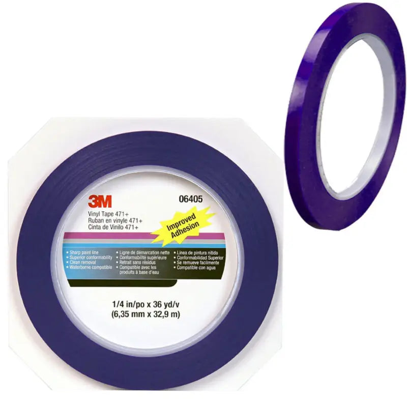 Purple vinyl tape rolls with reliable adhesion and easy application for crafting tasks