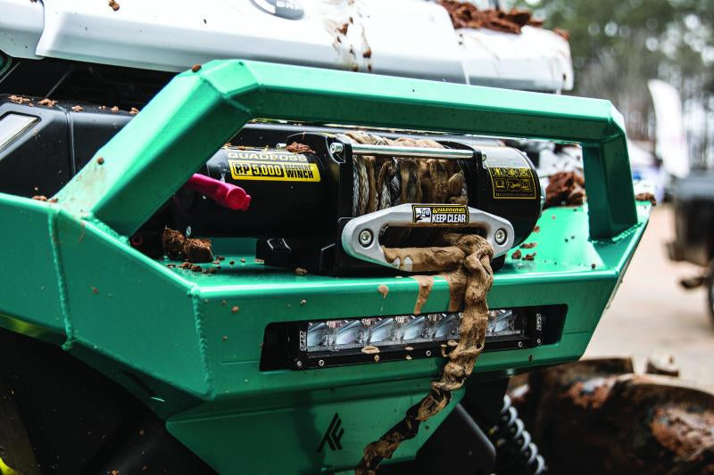 QuadBoss 608851 QuadBoss Winch 5000Lb W/ Synthetic Rope - 608851