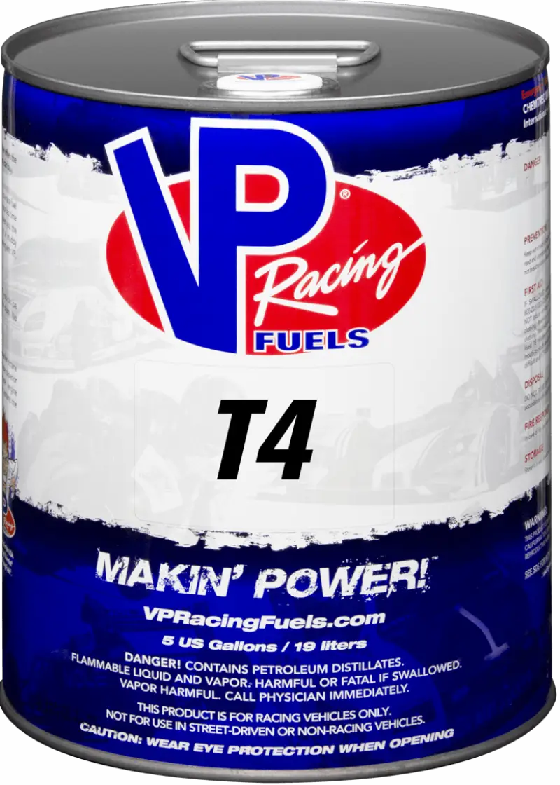 6412 Vp Racing T4 Vp Fuel 5 Gal Pail - RV and Auto Parts