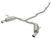 aFe 49-36615-P aFe POWER Takeda 16-17 Honda Civic I4-1.5L (t) 2.25-2.5in 304 SS CB Dual-Exit Exhaust Polish Tip