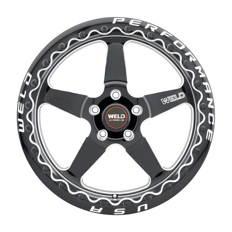Weld S90480067P50 Weld S904 18x10 Ventura Beadlock 5x114.3 ET50 BS7.50 Gloss BLK MIL DIA 78.1 - S90480067P50