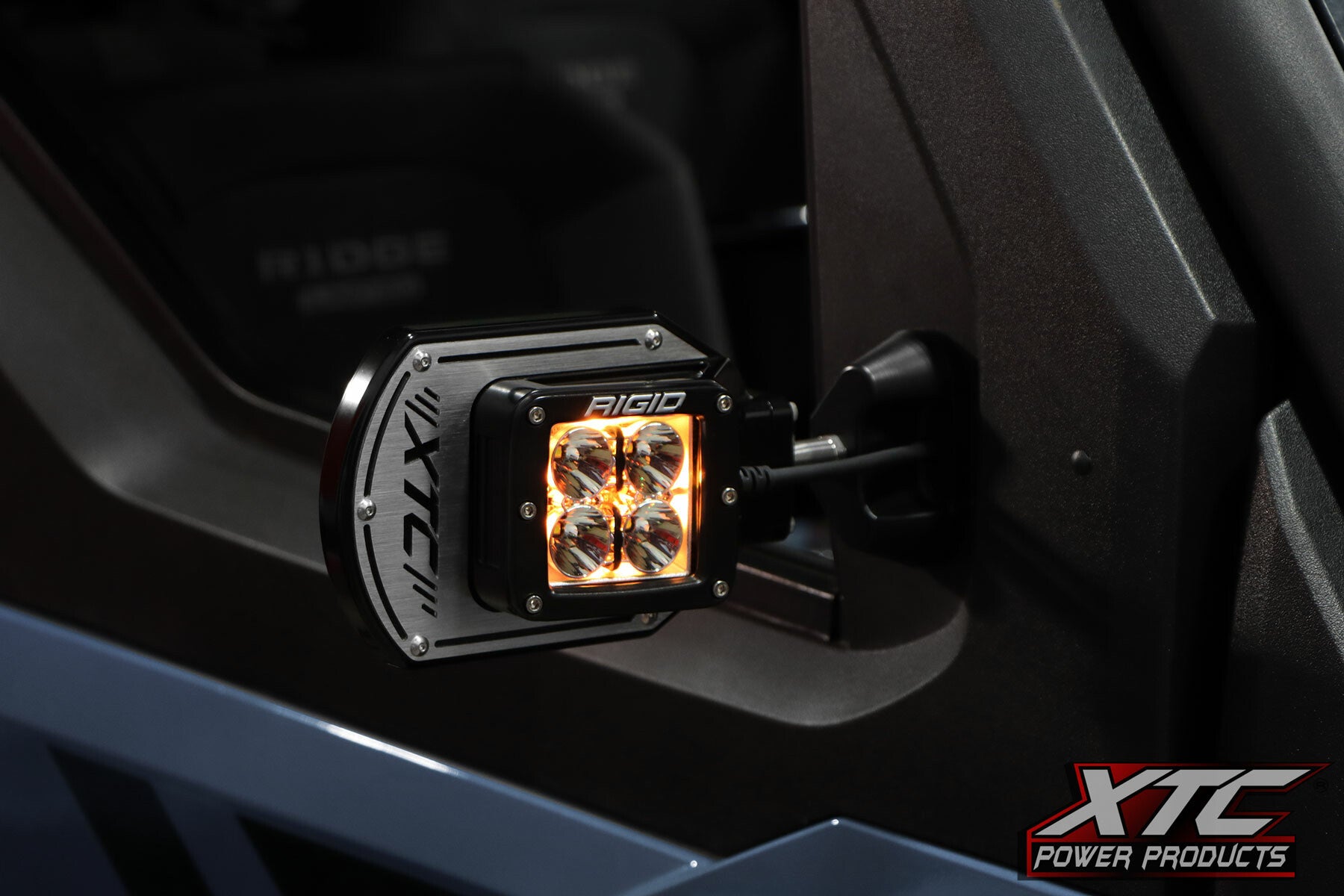 XTC Power Products XTC SIX12 Mirrors Vehicle Kits SIX12-A-Ridge - Mirror Side View Kit Lit