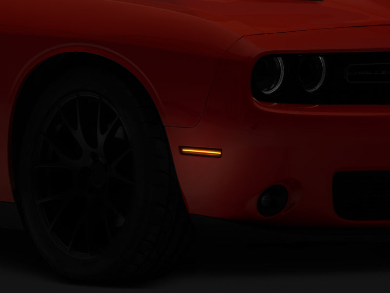 Raxiom CH3216 Raxiom 15-22 Challenger Excluding Widebody Axial Series LED Side Marker Lights (Smoked) - CH3216